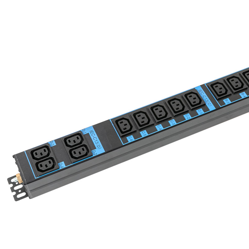 20-Outlet C13 C19 Cảm biến TCP/IP dọc eco Smart Rack Pdu