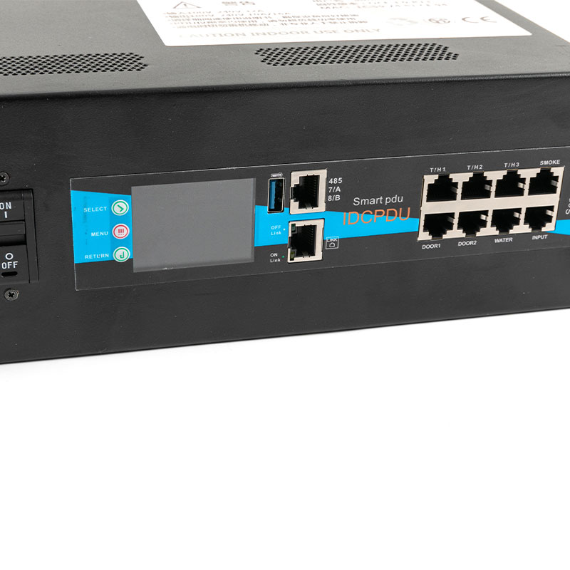 Bộ ngắt cảm biến TCP/IP dọc 16 ổ cắm C13 C19 2U eco Smart Rack Pdu