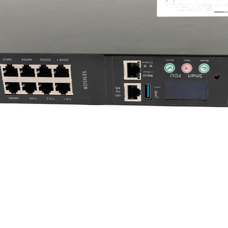 Cảm biến TCP/IP dọc 10 ổ cắm C20 Giá đỡ thông minh sinh thái Pdu 1U