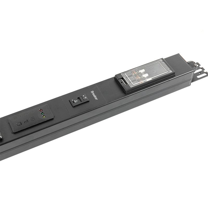 19-Ổ cắm C13 C19 Bộ ngắt dọc 3 SPD Giá chuyển mạch Pdu