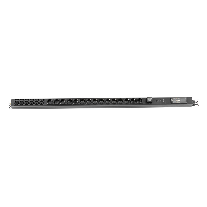 27-Ổ cắm C13x12 Germanyx15 Bộ ngắt vôn kế dòng điện dọc Giá đỡ Pdu