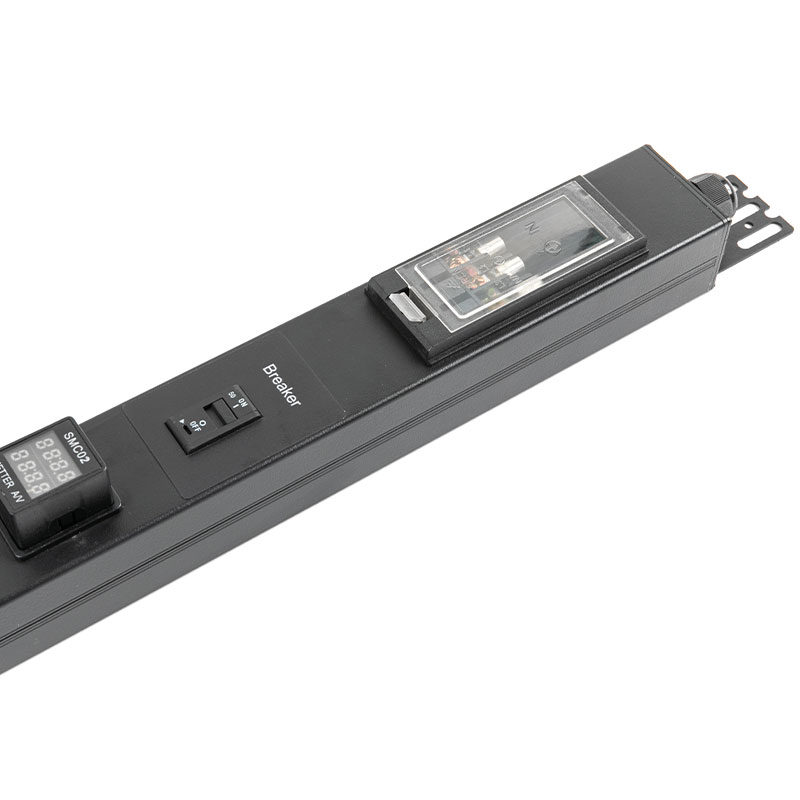 27-Ổ cắm C13x12 Germanyx15 Bộ ngắt vôn kế dòng điện dọc Giá đỡ Pdu