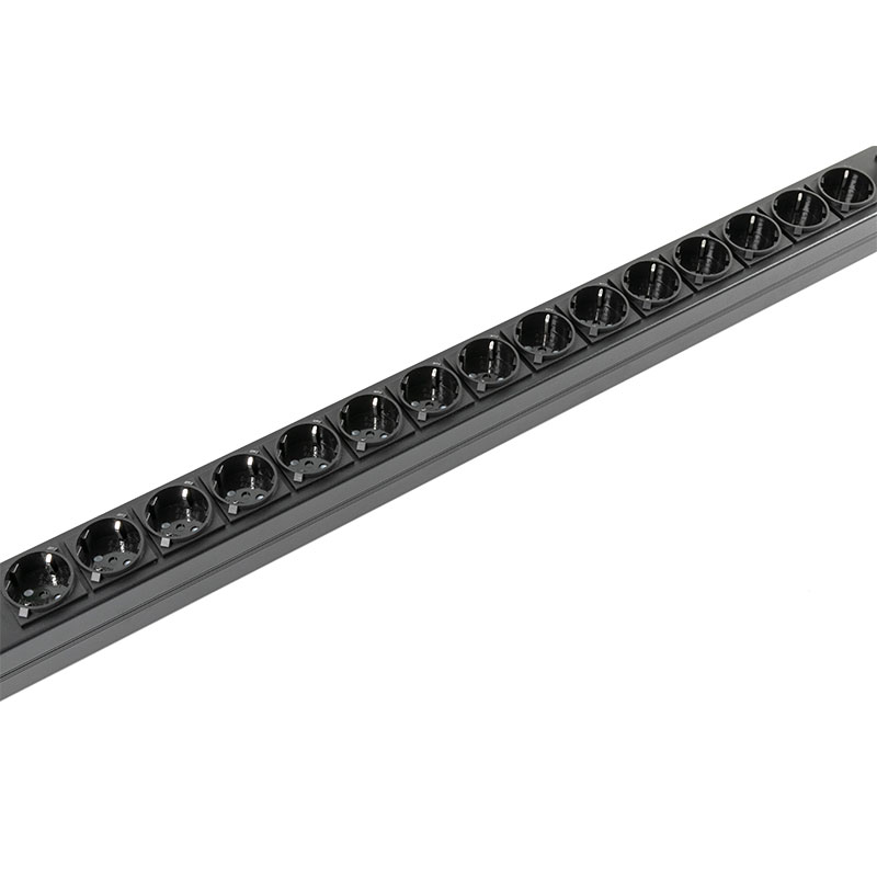 27-Ổ cắm C13x12 Germanyx15 Bộ ngắt vôn kế dòng điện dọc Giá đỡ Pdu