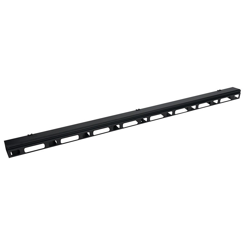 Quản lý cáp dọc Rack Mount màu đen cho tủ